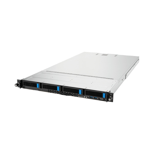 Server platform ASUS 1U RS700A-E12-RS4U/10G/2.6kW/4NVMe/GPU 90SF02D1-M00280 AMD x 2 DDR5 x 24 4 x 3.5" SATA/SAS/NVME PSU 1+1