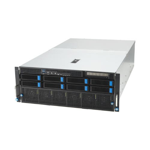 Server platform ASUS 4U ESC8000-E11-SKU2/10G/3KW(2+2)/2PCIe/2NVMe 90SF02I2-M003E0 Intel x 2 DDR5 x 32 9 x 2.5" SATA/SAS/NVME PSU 2+2