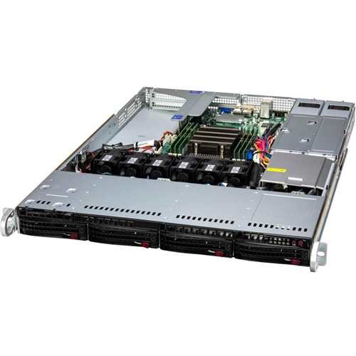 Server platform Supermicro 1U 1015SV-WTNRT AS-1015SV-WTNRT AMD x 1 DDR5 x 6 4 x 3.5" SATA/SAS/NVME PSU 1+1