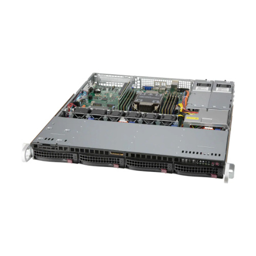 Server platform Supermicro 1U 510P-MR SYS-510P-MR Intel x 1 DDR4 x 8 4 x 3.5" SATA/SAS/NVME PSU 1+1