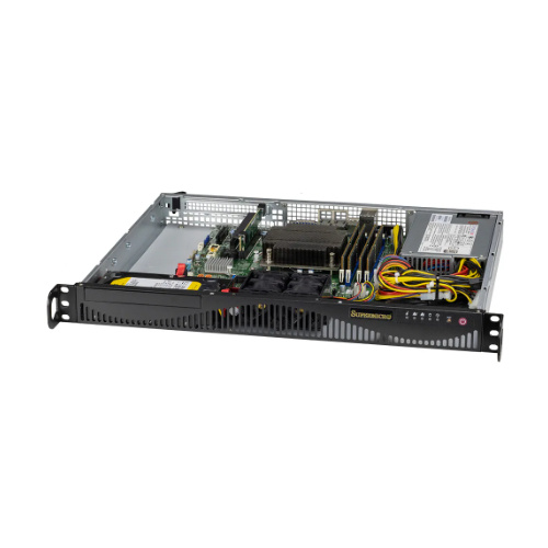 Server platform Supermicro Mini-1U 510T-ML SYS-510T-ML Intel x 1 DDR4 x 4 1 x 3.5" SATA PSU 1