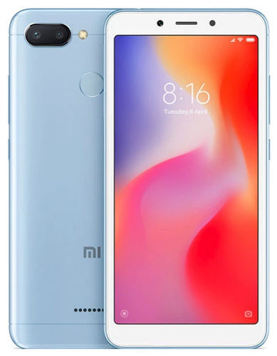 Xiaomi Redmi 6 13,8 cm (5.45") Dual SIM 4G Micro-USB 3 GB 64 GB 3000 mAh Niebieski