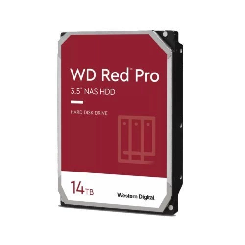 Harde schijf Western Digital RED PRO 3.5'' HDD 14000GB 7200RPM SATA 6Gb/s 512MB | WD141KFGX