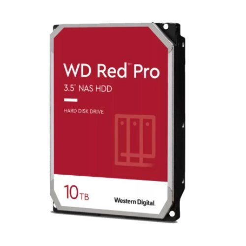 Harde schijf Western Digital RED PRO 3.5'' HDD 10000GB 7200RPM SATA 6Gb/s 256MB | WD102KFBX