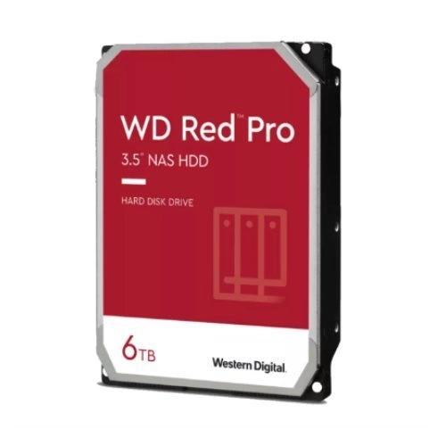 Harde schijf Western Digital RED PRO 3.5'' HDD 6000GB 7200RPM SATA 6Gb/s 256MB | WD6003FFBX