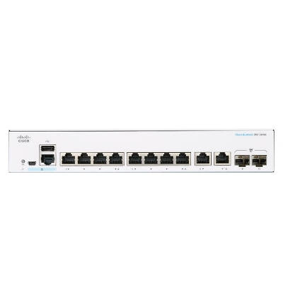 Switch Cisco Business CBS350-8T-E-2G-EU 8x 1Gb 2x RJ-45/SFP