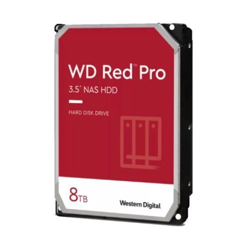 Harde schijf Western Digital RED PRO 3.5'' HDD 8000GB 7200RPM SATA 6Gb/s 256MB | WD8003FFBX