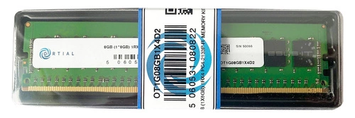 RAM-geheugen 1x 8GB Ortial ECC REGISTERED DDR4 1Rx4 2133MHz PC4-17000 RDIMM | OT1G08GB1X4D2