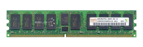 RAM-geheugen 1x 4GB Hynix ECC REGISTERED DDR2 533MHz PC2-4200 RDIMM | HYMP351E72AMP4J-C4