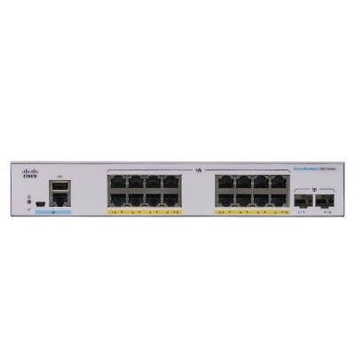 Switch Cisco Business CBS350-16FP-2G-EU 16x 1Gb 2x SFP 240 W PoE+